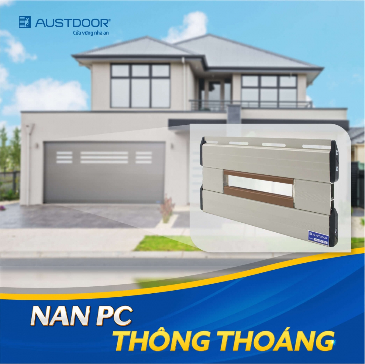 Cửa cuốn nan PC