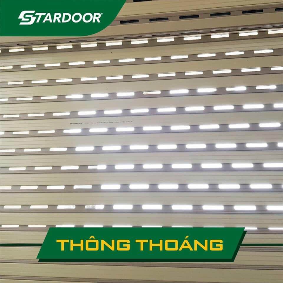 Cửa cuốn Stardoor thông thoáng