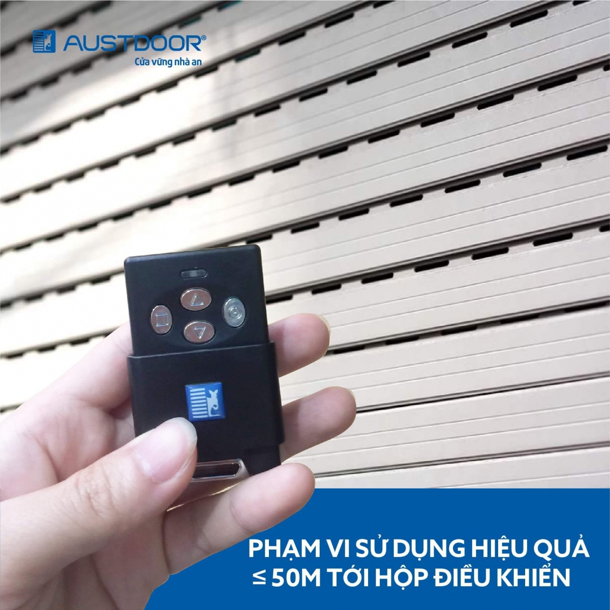 Phạm vi điều khiển cửa cuốn